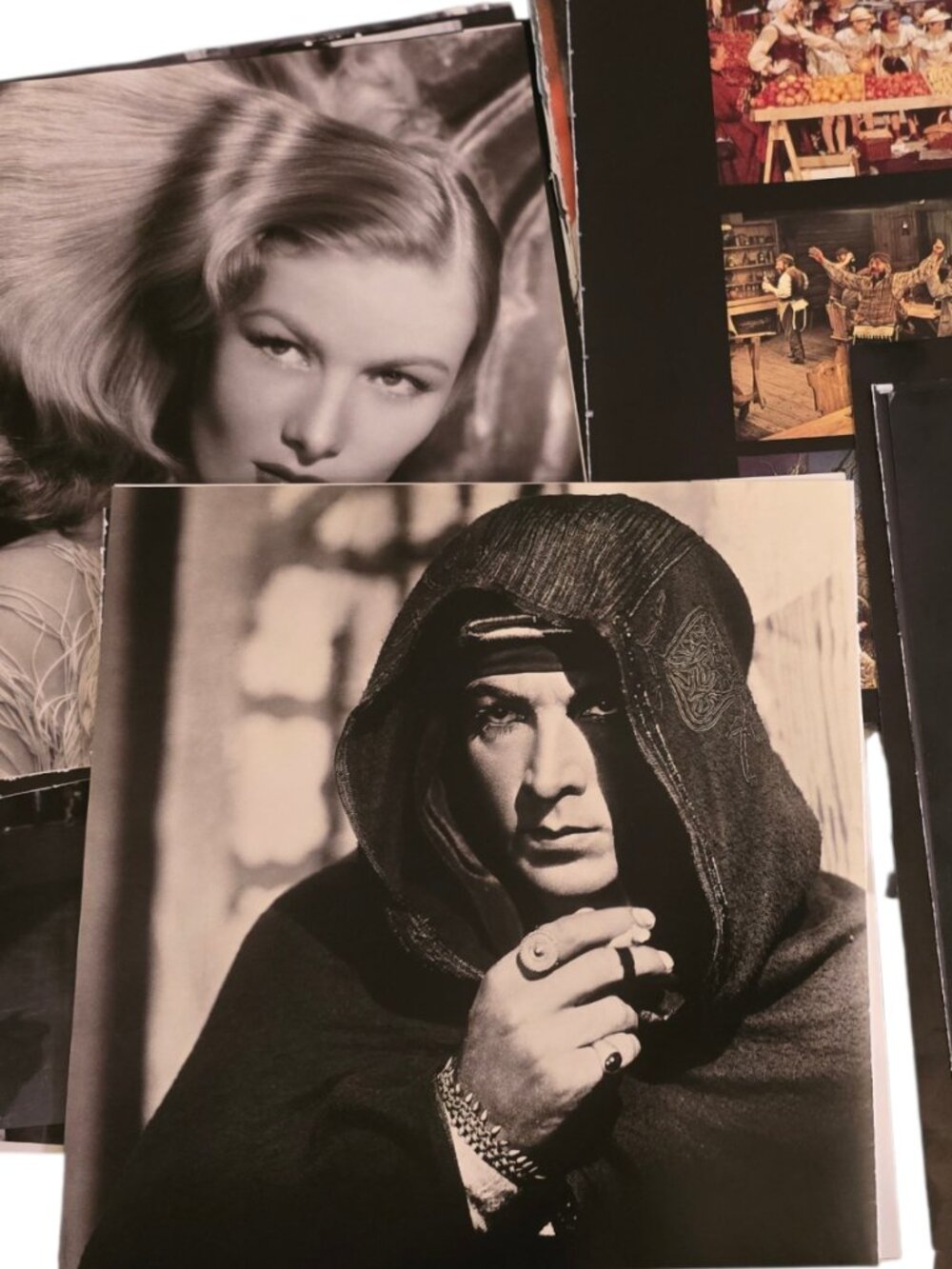 60 Pc Vintage Hollywood Movie Ephemera Pack Classic Film Book Pages Scrapbook
